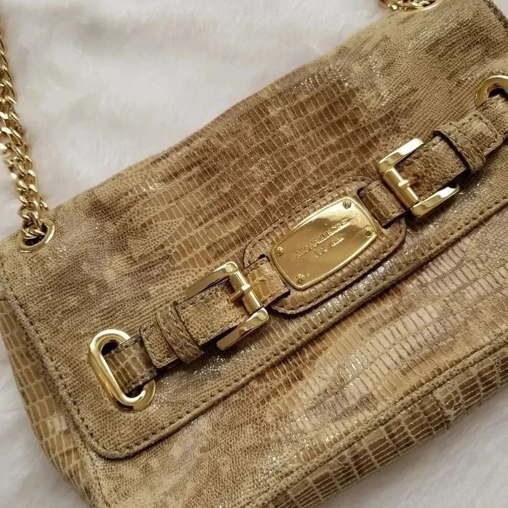Michael kors snakeskin purse - Picture 2 of 8